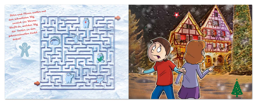 Weitere Ansicht: Gefangen im magischen Weihnachtshotel - Ein Escape-Adventskalender für Kids | Michael Hamannt