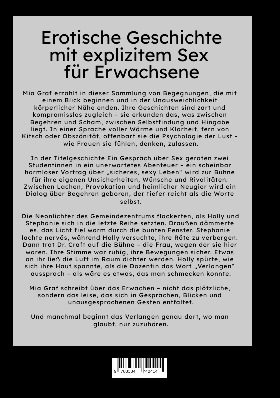 Weitere Ansicht: Ein Gespräch über Sex | Mia Graf