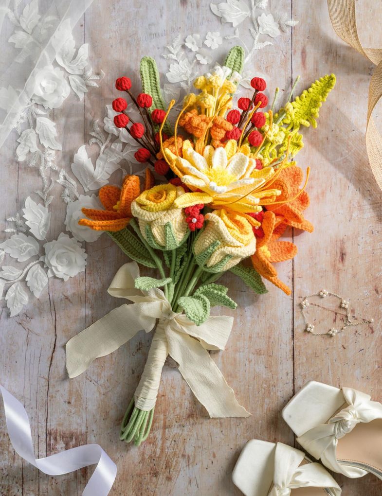 Weitere Ansicht: Dein Blumenstrauß zum Selberhäkeln | Li Li