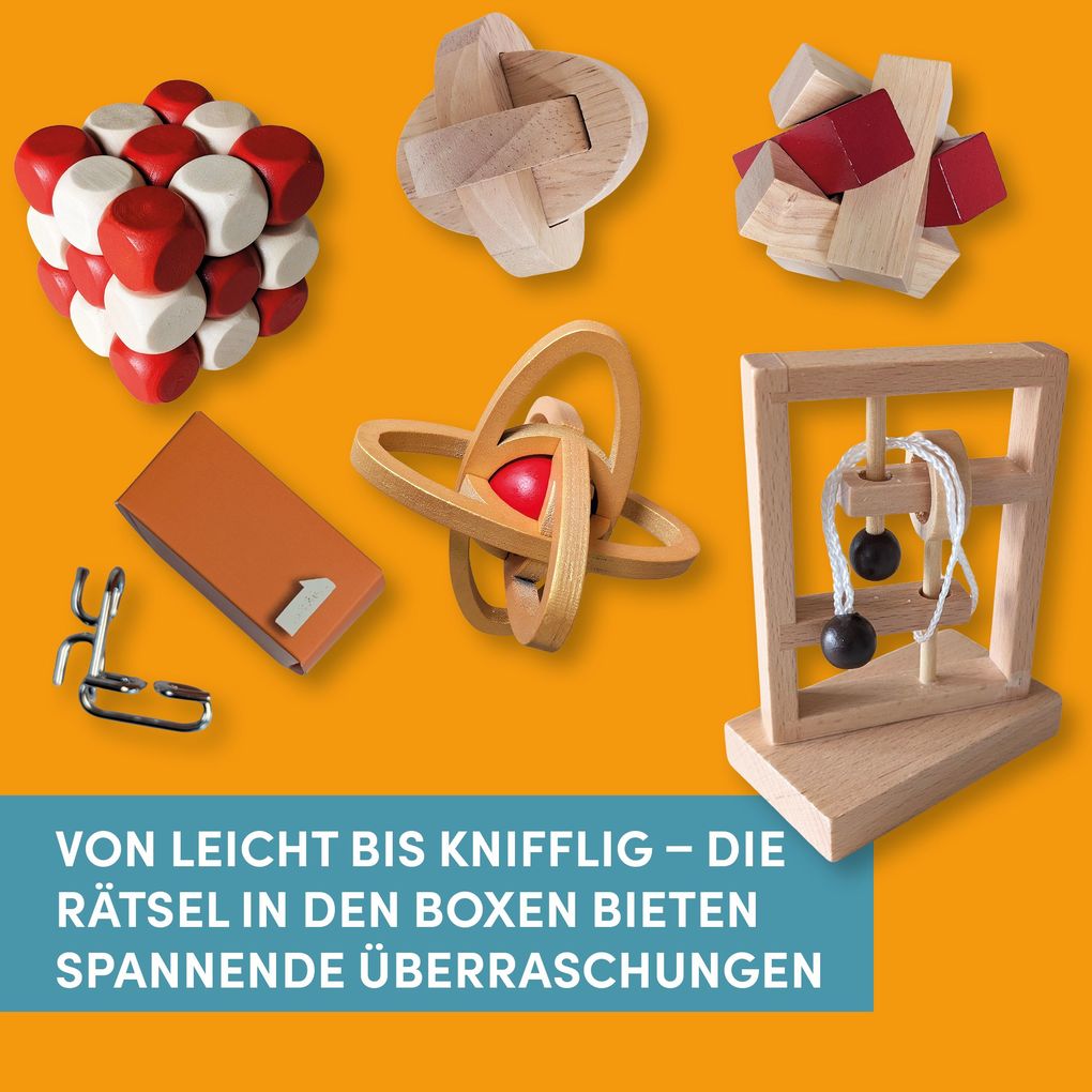 Weitere Ansicht: Der ultimative Knobelspiel-Adventskalender - Die besten IQ-Puzzles und Geduldsspiele für 24 Tage