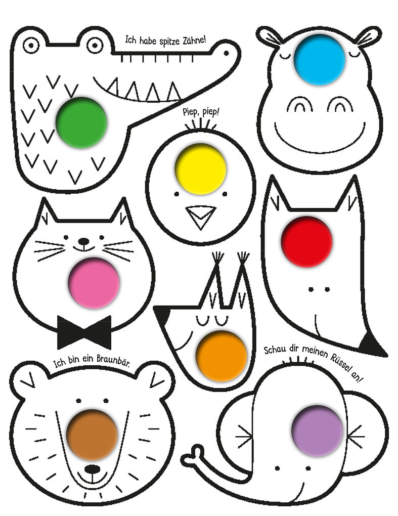 Weitere Ansicht: Mein erster Wasserfarben-Malblock - Tiere | Alena Razumova