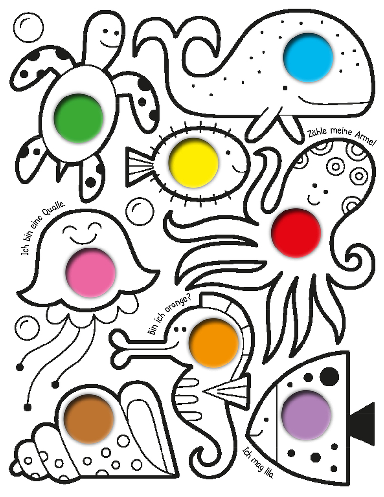 Weitere Ansicht: Mein erster Wasserfarben-Malblock - Tiere | Alena Razumova