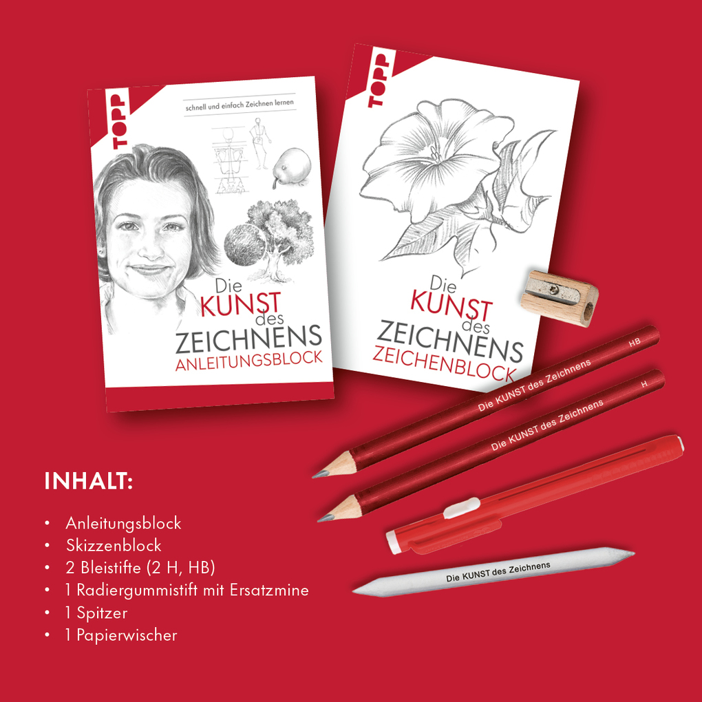 Weitere Ansicht: Kreativ-Set Die Kunst des Zeichnens | Frechverlag