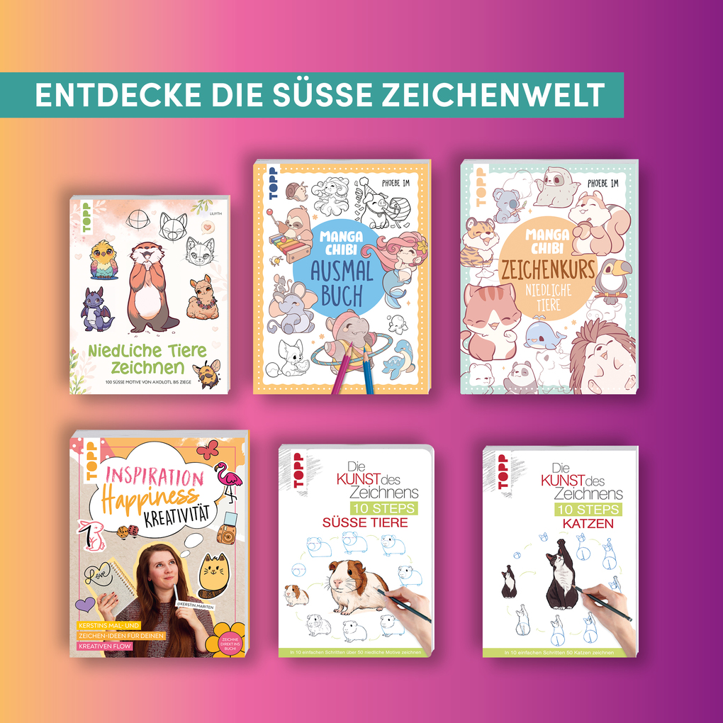 Weitere Ansicht: Niedliche Tiere zeichnen | Liliyth