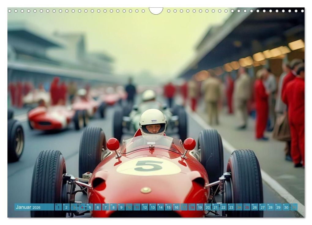 Weitere Ansicht: Formel 1 in den sechziger Jahren (Wandkalender 2026 DIN A3 quer), CALVENDO Monatskalender | Torsten Irmer, Calvendo