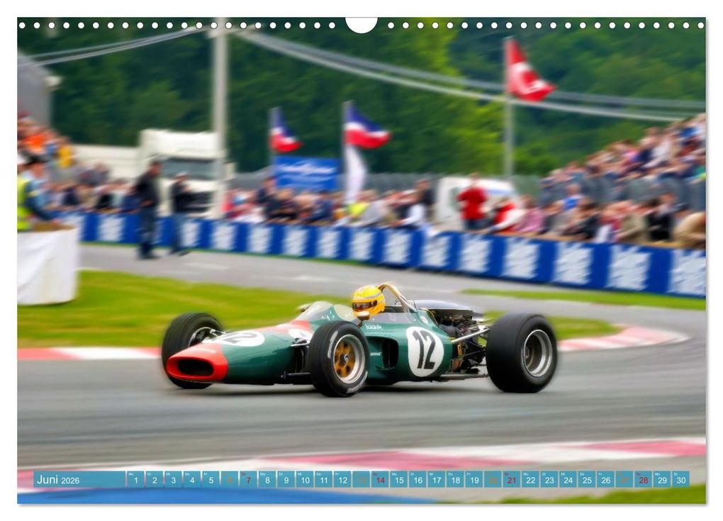 Weitere Ansicht: Formel 1 in den sechziger Jahren (Wandkalender 2026 DIN A3 quer), CALVENDO Monatskalender | Torsten Irmer, Calvendo