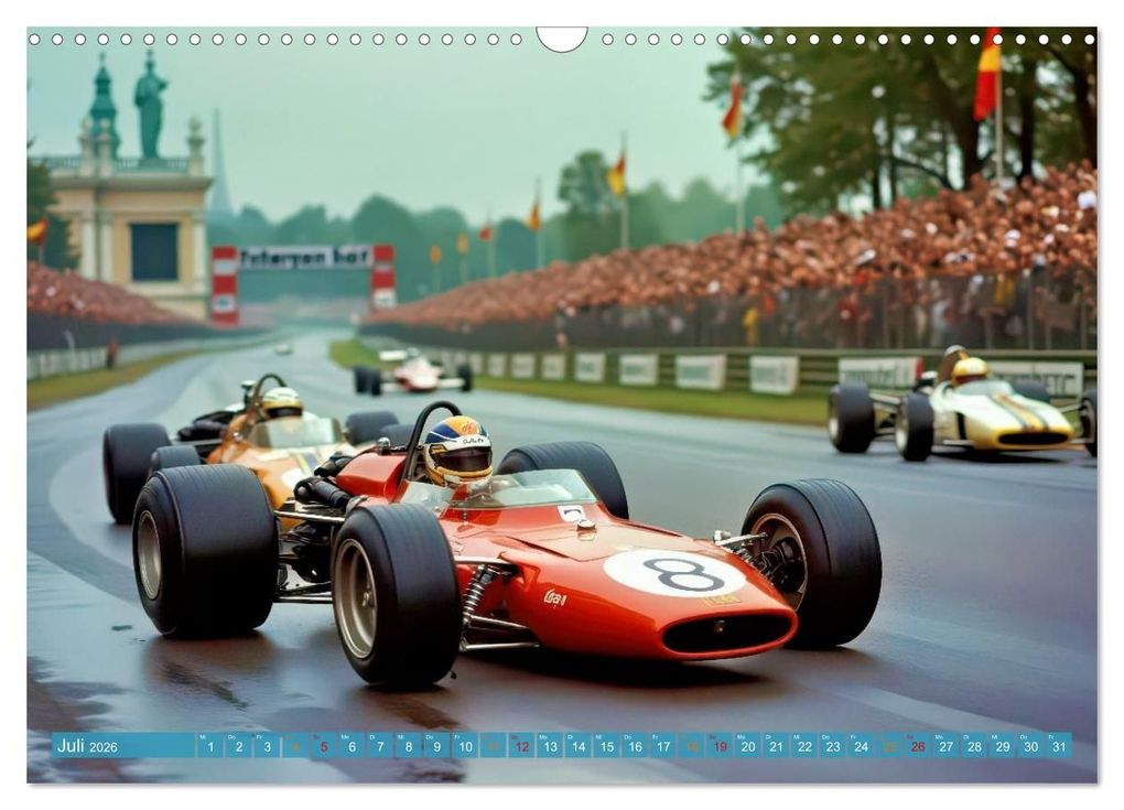 Weitere Ansicht: Formel 1 in den sechziger Jahren (Wandkalender 2026 DIN A3 quer), CALVENDO Monatskalender | Torsten Irmer, Calvendo