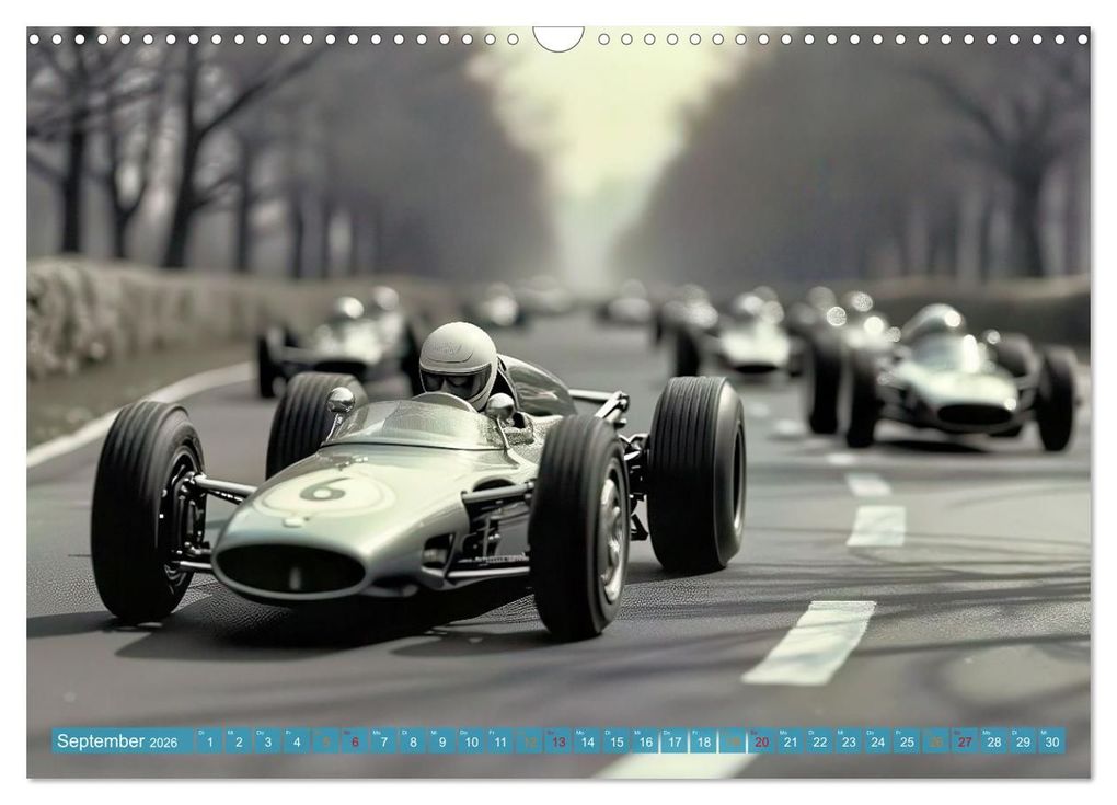 Weitere Ansicht: Formel 1 in den sechziger Jahren (Wandkalender 2026 DIN A3 quer), CALVENDO Monatskalender | Torsten Irmer, Calvendo