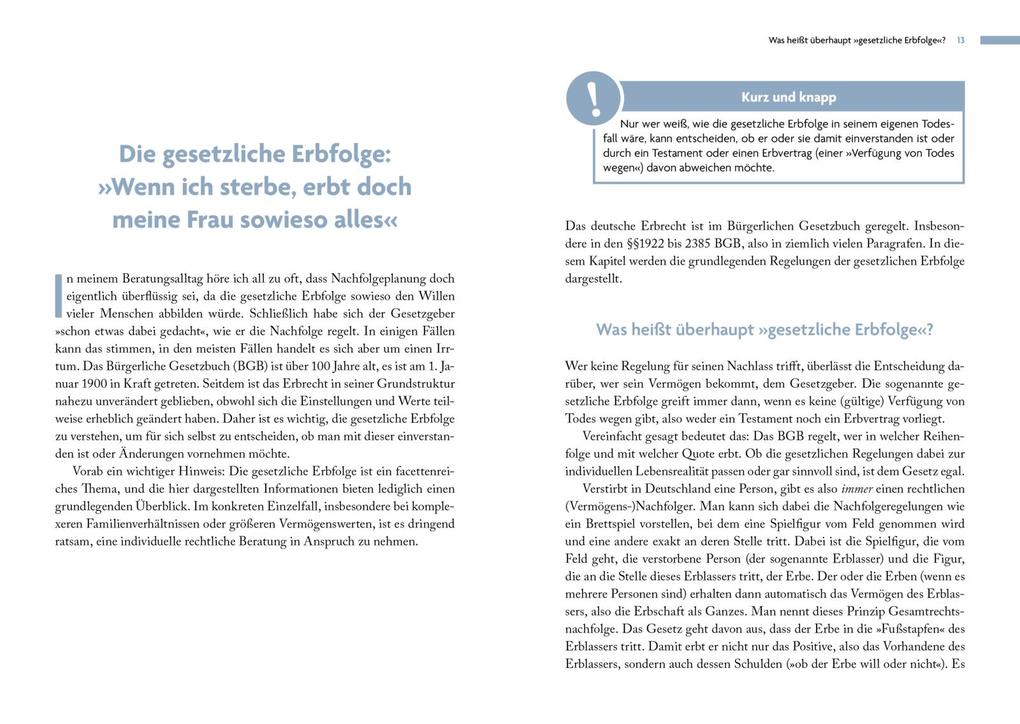 Weitere Ansicht: Richtig erben und vererben | Carina Amend
