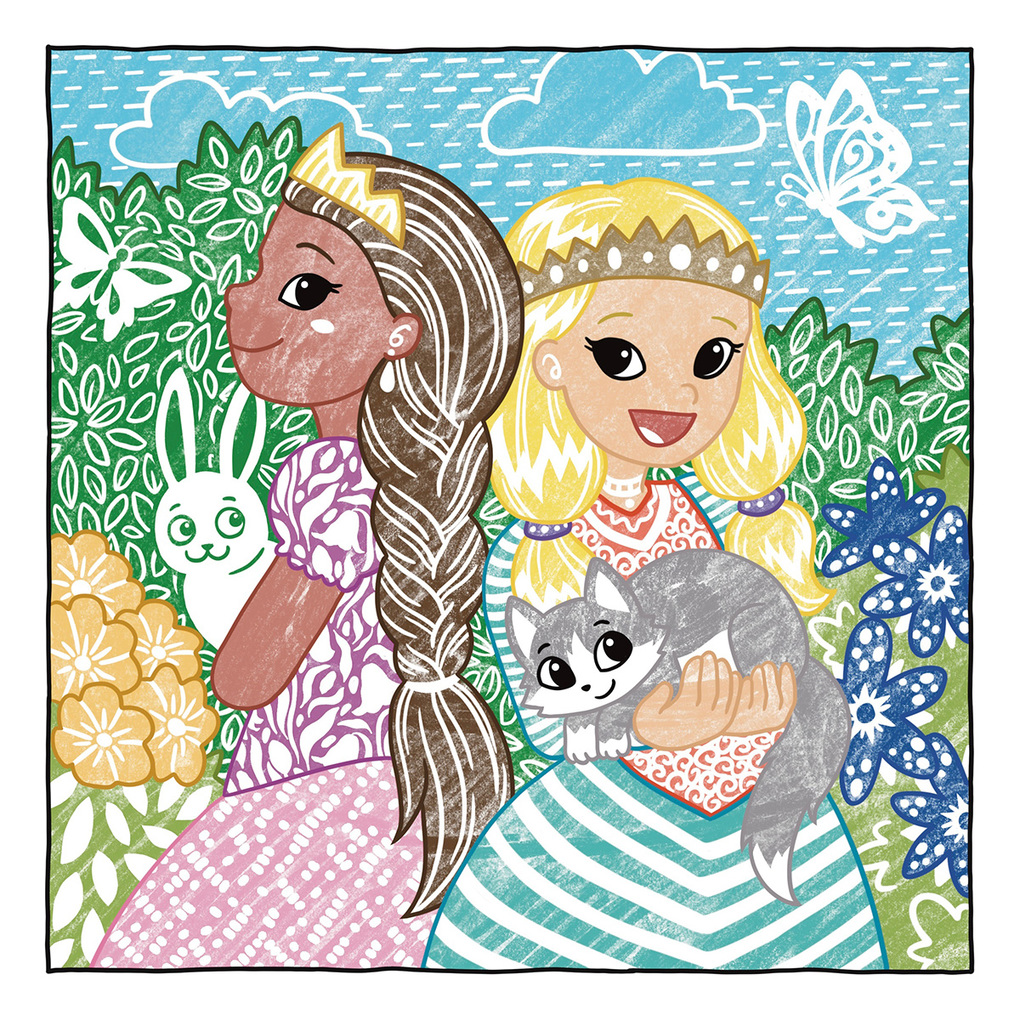 Weitere Ansicht: Zauberpapier Malbuch Traumhafte Prinzessinnen | Mimi Hecher