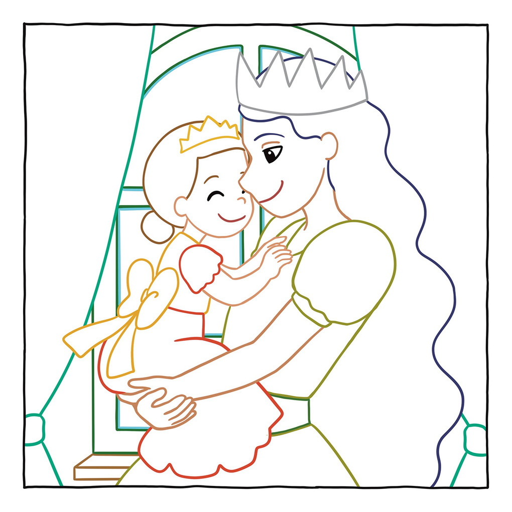 Weitere Ansicht: Zauberpapier Malbuch Traumhafte Prinzessinnen | Mimi Hecher