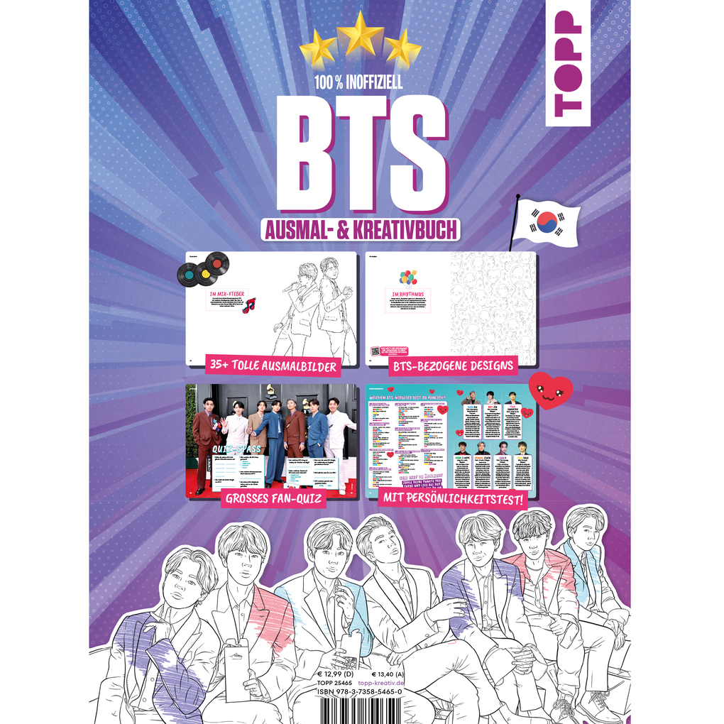 Weitere Ansicht: BTS: Das inoffizielle Ausmal- & Kreativbuch