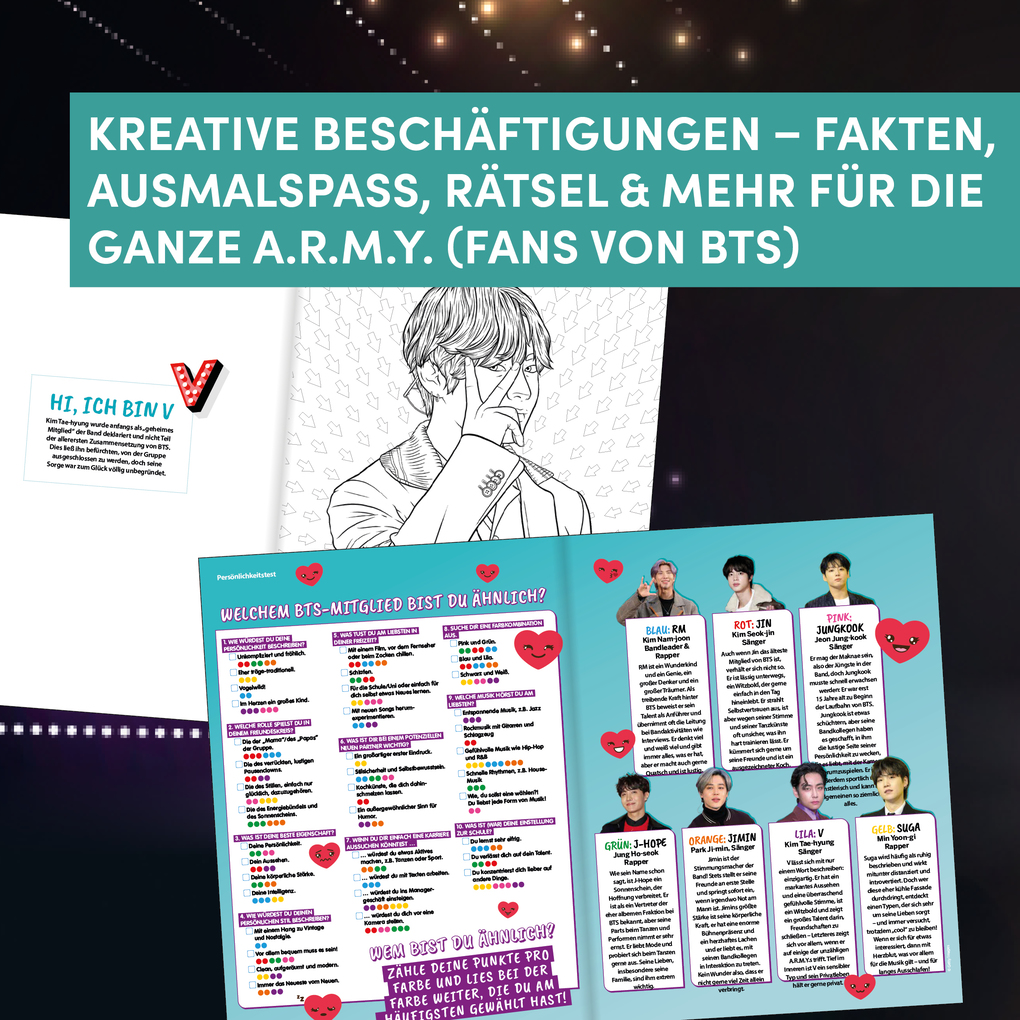 Weitere Ansicht: BTS: Das inoffizielle Ausmal- & Kreativbuch