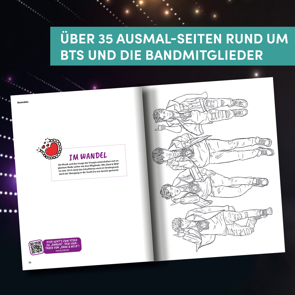 Weitere Ansicht: BTS: Das inoffizielle Ausmal- & Kreativbuch