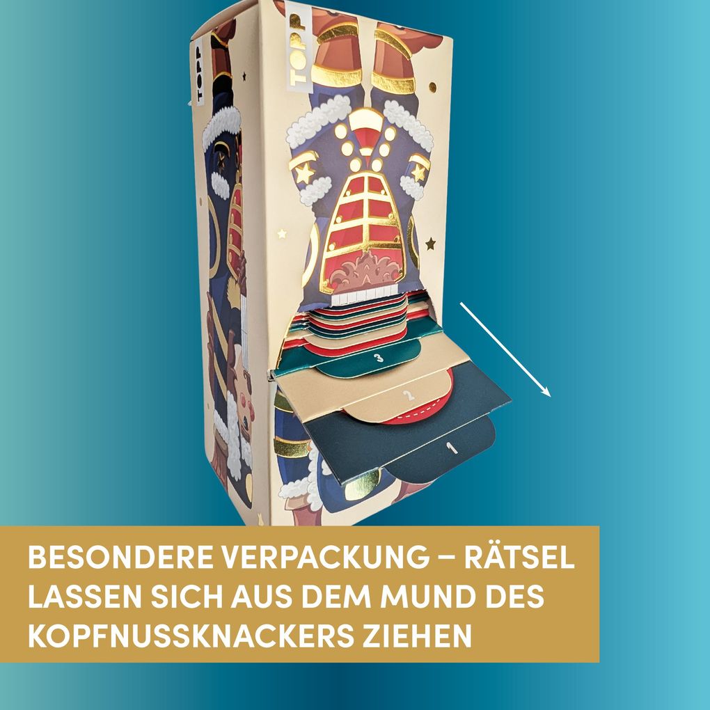 Weitere Ansicht: Der neue Kopfnussknacker - Rätsel-Adventskalender (blaue Edition - 2026) | Paul Schulz