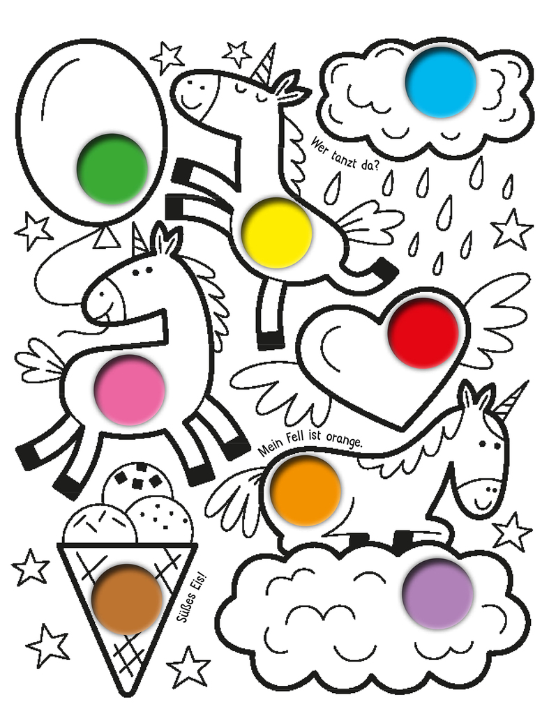 Weitere Ansicht: Mein erster Wasserfarben-Malblock - Zauberwelt | Alena Razumova