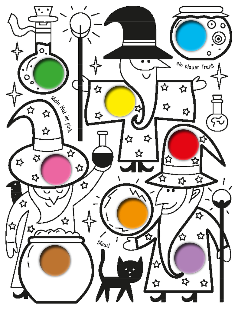 Weitere Ansicht: Mein erster Wasserfarben-Malblock - Zauberwelt | Alena Razumova