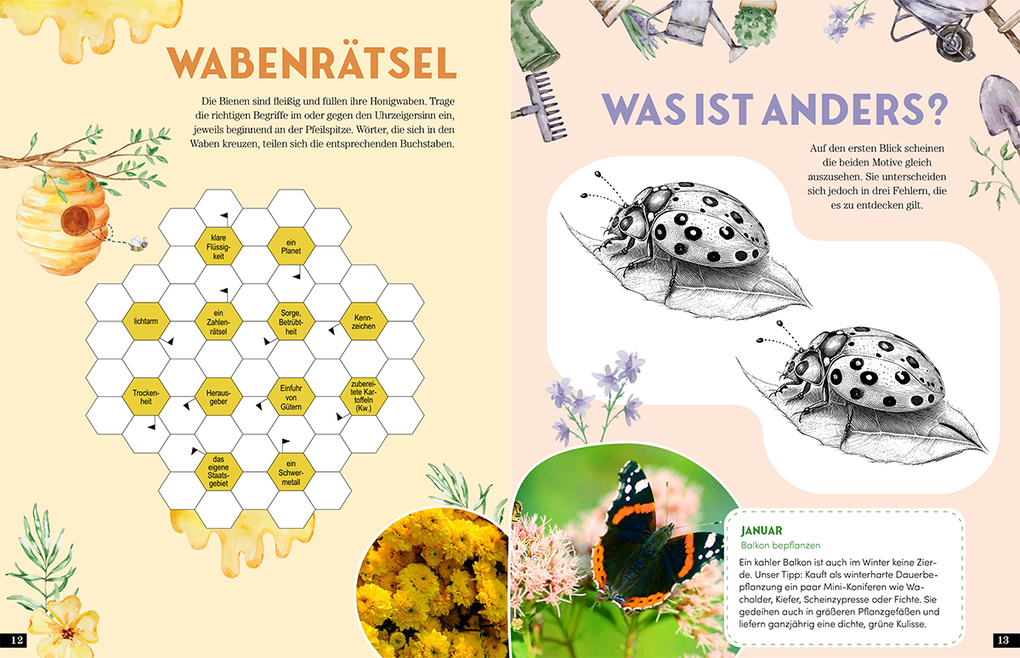 Weitere Ansicht: Das Garten-Rätselbuch 2 - Mit Profi-Tipps von "Wir sind Garten" | Stefan Heine