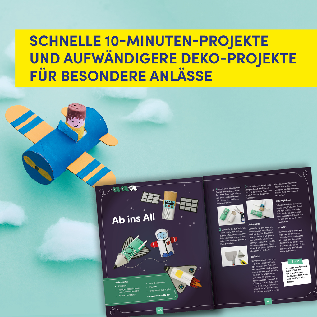 Weitere Ansicht: Klorollen Bastelspaß | Susanne Pypke, Frechverlag