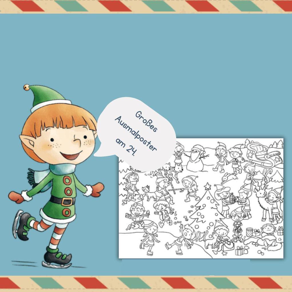 Weitere Ansicht: 24 Briefe vom Weihnachtsmann. Adventskalender-Post zum Basteln, Malen und Staunen | Mimi Hecher