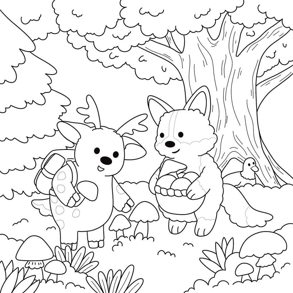 Weitere Ansicht: Cosy Coloring - Cottage Life mit Ente | Sandra Tews