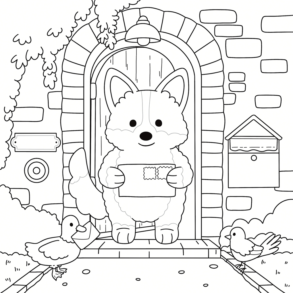 Weitere Ansicht: Cosy Coloring - Cottage Life mit Ente | Sandra Tews