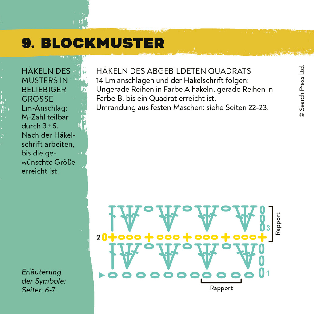 Weitere Ansicht: Granny Square Muster Häkel-Karten (Deutsche Ausgabe) | Claire Montgomerie