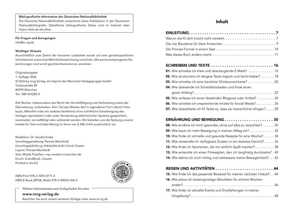 Weitere Ansicht: Clever gefragt, prompt gelöst - die 77 besten Fragen an ChatGPT & Co. | Henrik Grünhoff, Maik Lauterbach