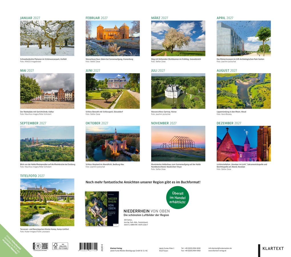 Weitere Ansicht: Kalender Niederrhein 2027 | Hannah Seidel