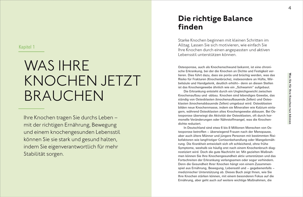Weitere Ansicht: Ernährung für starke Knochen gegen Osteoporose | Henning Kunter