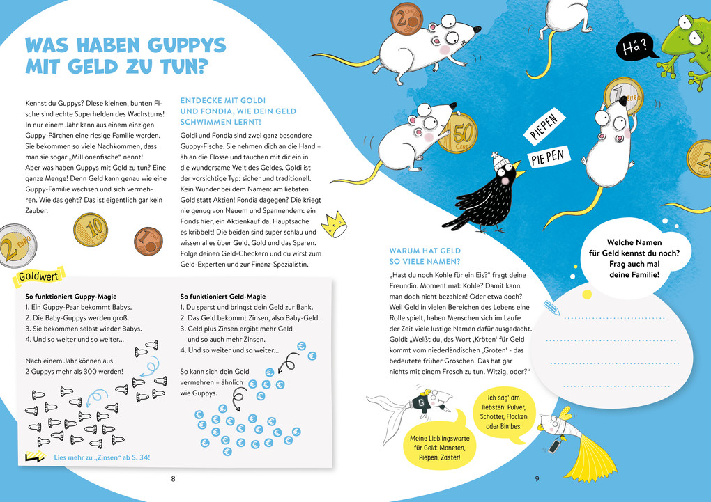 Weitere Ansicht: Von Geld, Gold und Guppys | Andrea Schwendemann