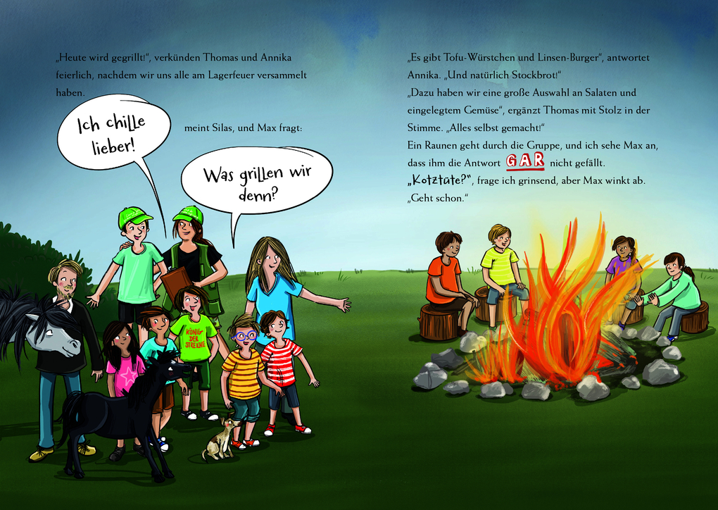 Weitere Ansicht: Zelten mit Juli | Petra Eimer