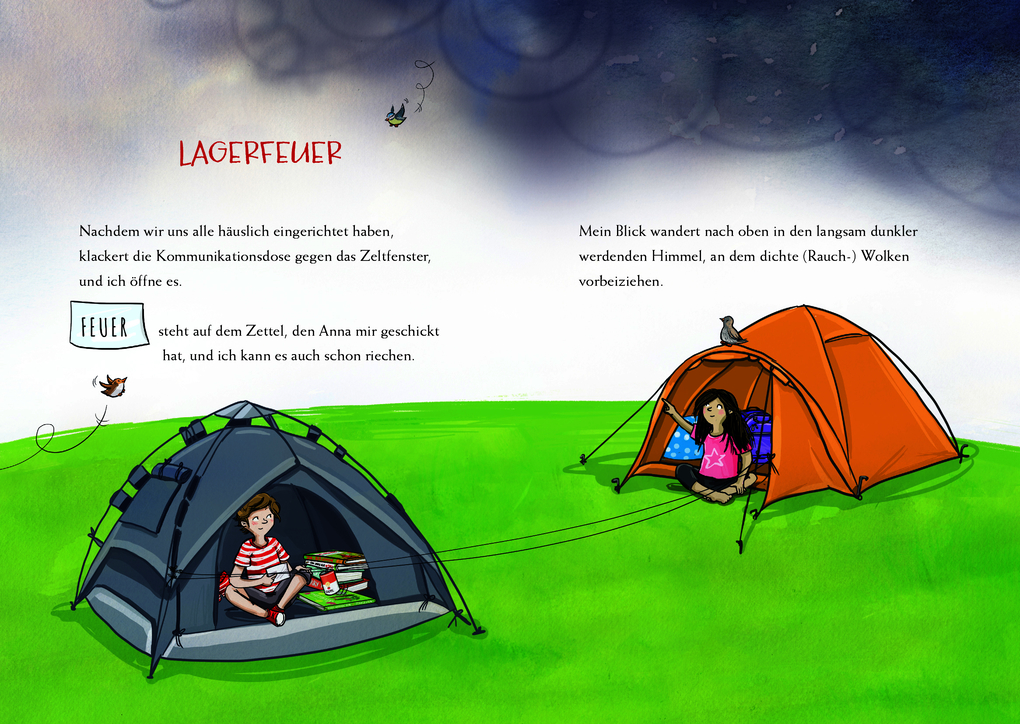 Weitere Ansicht: Zelten mit Juli | Petra Eimer