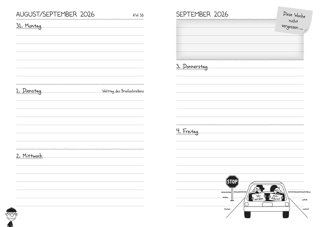 Weitere Ansicht: Gregs Hausaufgabenheft 2026/2027 | Jeff Kinney