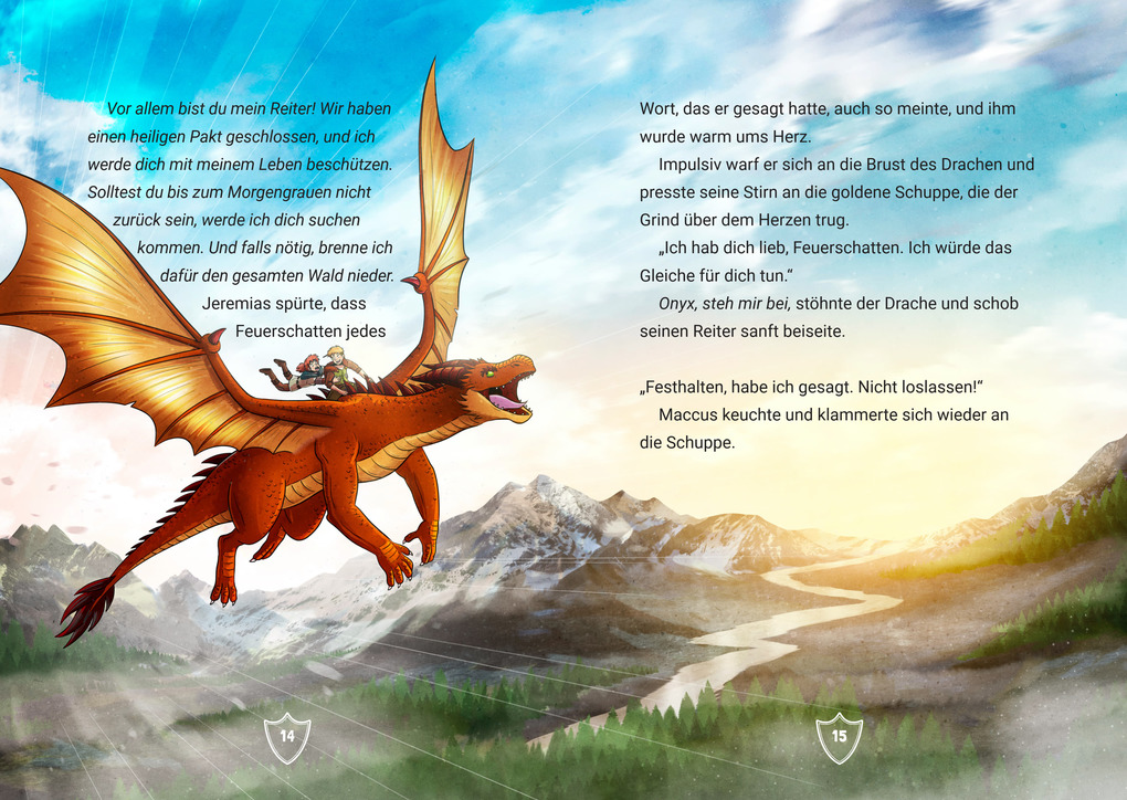 Weitere Ansicht: Die geheime Drachenschule - Die schwarze Bibliothek | Emily Skye