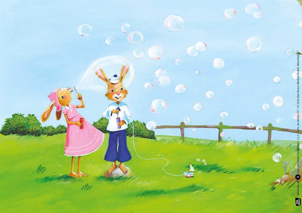 Weitere Ansicht: 10 kleine Osterhasen. 1,2,3 - Ach, du dickes Ei! Kamishibai Bildkartenset | Hans-Christian Schmidt