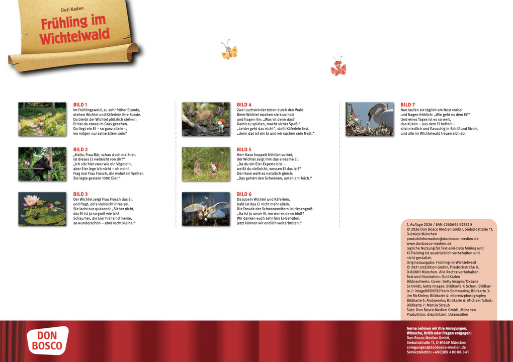 Weitere Ansicht: Frühling im Wichtelwald. Kamishibai Bildkartenset | Outi Kaden