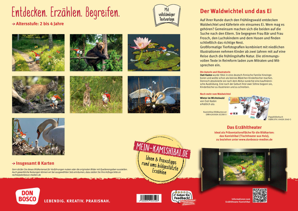 Weitere Ansicht: Frühling im Wichtelwald. Kamishibai Bildkartenset | Outi Kaden