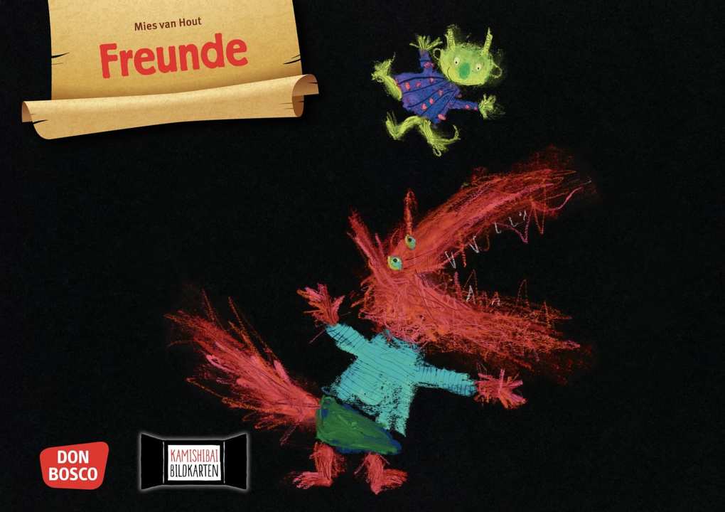 Weitere Ansicht: Freunde. Kamishibai Bildkartenset | Mies van Hout