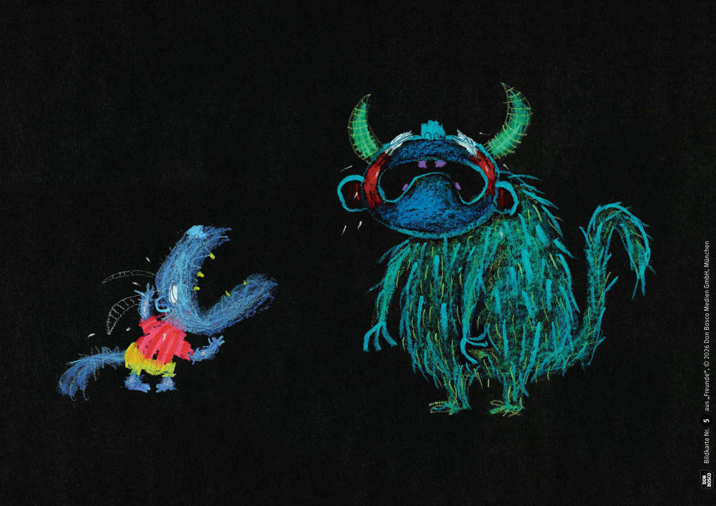 Weitere Ansicht: Freunde. Kamishibai Bildkartenset | Mies van Hout