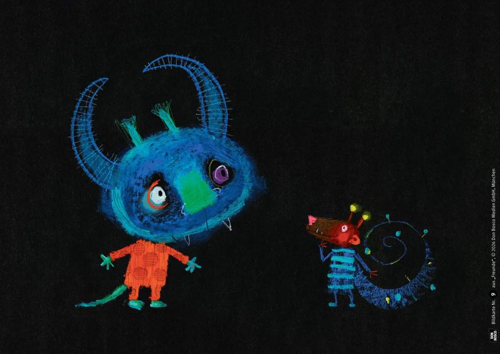 Weitere Ansicht: Freunde. Kamishibai Bildkartenset | Mies van Hout