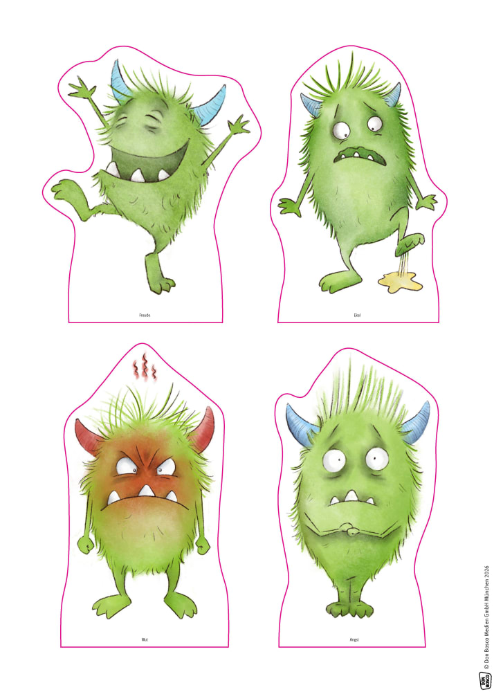 Weitere Ansicht: Eddie. Gefühle wahrnehmen, erkennen und benennen. Erzählschienen-Figurenset | Antje Bohnstedt