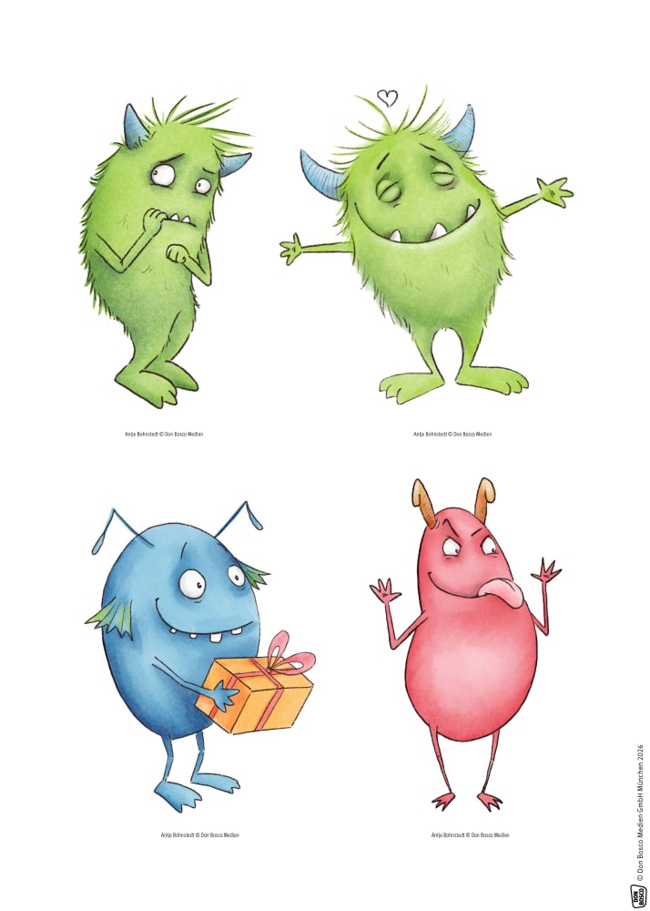 Weitere Ansicht: Eddie. Gefühle wahrnehmen, erkennen und benennen. Erzählschienen-Figurenset | Antje Bohnstedt