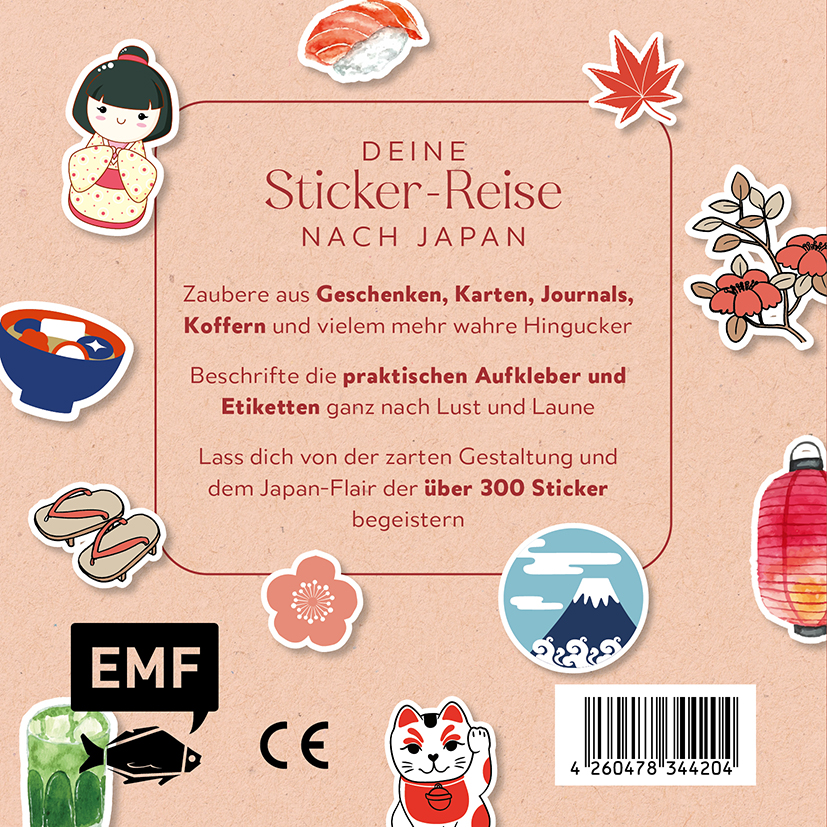 Weitere Ansicht: Sticker Love: Faszination Japan - Über 300 Etiketten und Aufkleber mit beschreibbarer Oberfläche