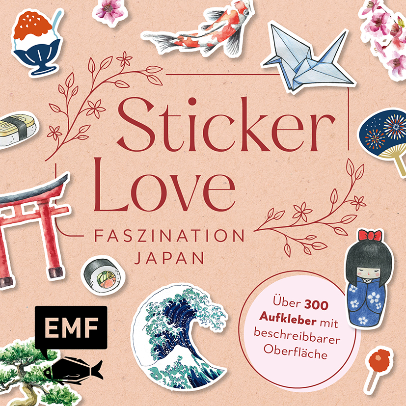 Weitere Ansicht: Sticker Love: Faszination Japan - Über 300 Etiketten und Aufkleber mit beschreibbarer Oberfläche