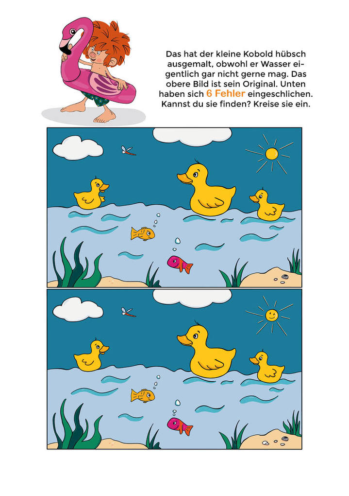 Weitere Ansicht: Lern-Spiel-Spaß mit Pumuckl - Mein Vorschulblock: Logik- und Denkrätsel