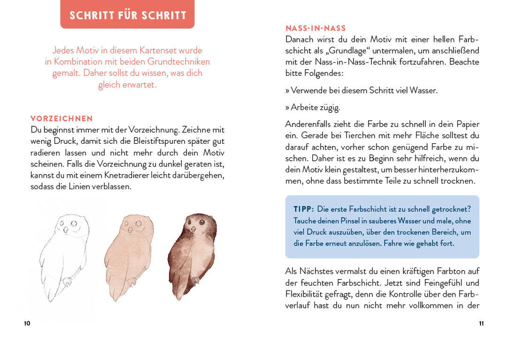 Weitere Ansicht: 55 x Watercolor - Motiv-Sammlung: Kartenset für 5-Minuten-Aquarelle