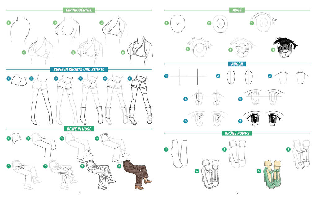 Weitere Ansicht: Die ultimative Motiv-Bibliothek - 1000 x Manga zeichnen | Lise Herzog