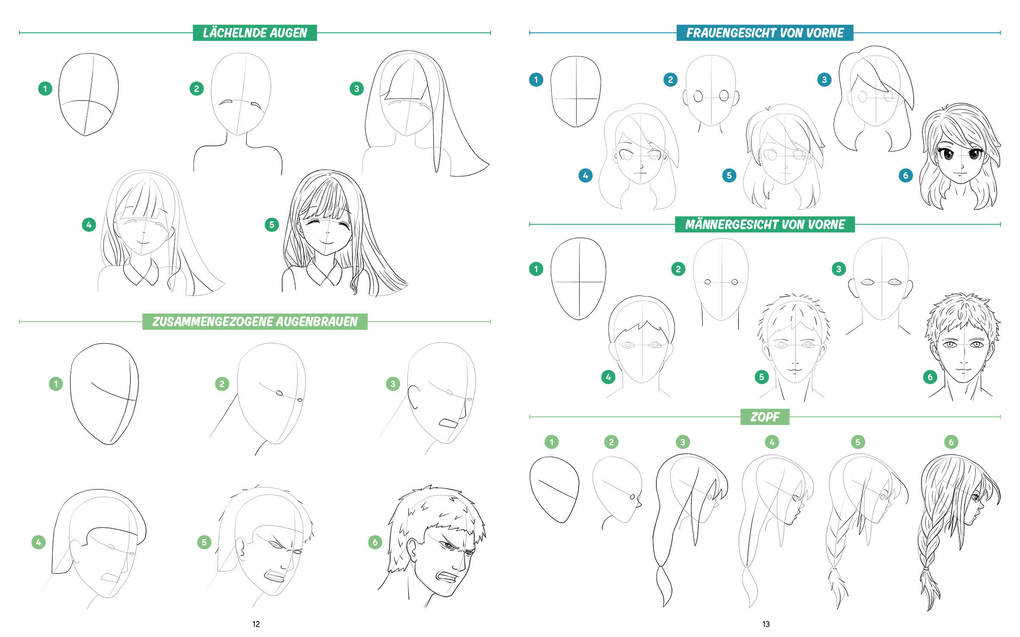 Weitere Ansicht: Die ultimative Motiv-Bibliothek - 1000 x Manga zeichnen | Lise Herzog