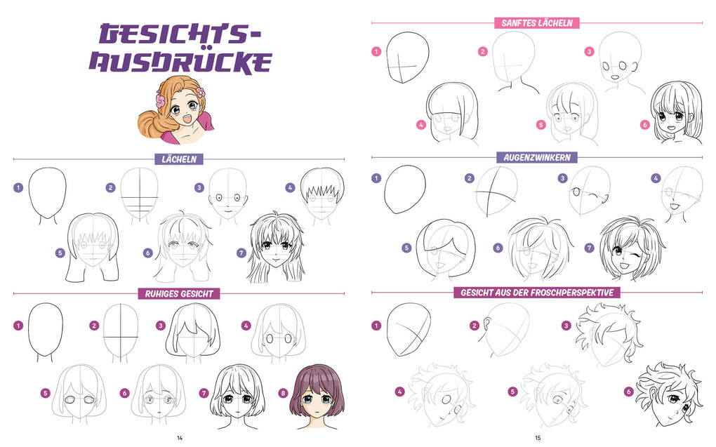 Weitere Ansicht: Die ultimative Motiv-Bibliothek - 1000 x Manga zeichnen | Lise Herzog